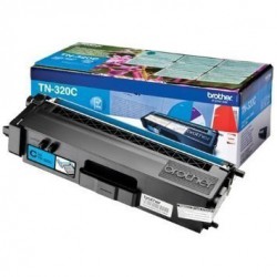 TONER LASER ORIGINAL BROTHER TN320 CYAN 1500 PAGES