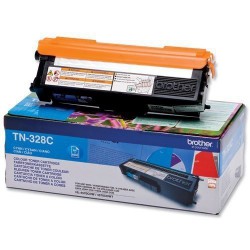 TONER LASER ORIGINAL BROTHER TN328 CYAN 6000 PAGES