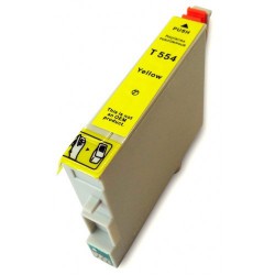 CARTOUCHE JET D'ENCRE GENERIQUE EPSON T0554 JAUNE 12.5ML
