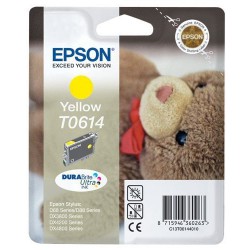 CARTOUCHE JET D'ENCRE ORIGINAL EPSON T0614 JAUNE 8ML