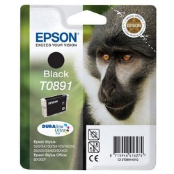 CARTOUCHE JET D'ENCRE ORIGINAL EPSON T0891 NOIR 3.5ML