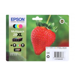 PACK DE 4 CARTOUCHES JET D'ENCRE ORIGINAL EPSON T2996 XL CMJN