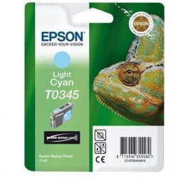 CARTOUCHE JET D'ENCRE ORIGINAL EPSON T0345 CYAN CLAIR 17ML