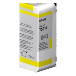 CARTOUCHE JET D'ENCRE ORIGINAL EPSON T5914 JAUNE 700ML