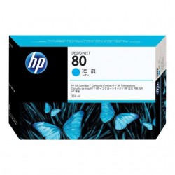 CARTOUCHE JET D'ENCRE ORIGINAL HP C4846A CYAN 350ML N°80