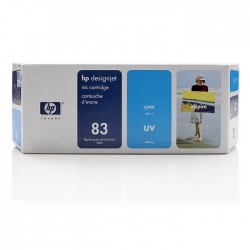 CARTOUCHE JET D'ENCRE ORIGINAL HP C4941A CYAN UV 680ML N°83 UV