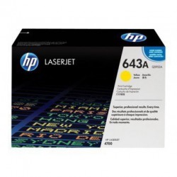 TONER LASER ORIGINAL HP Q5952A JAUNE 643A 10000 PAGES