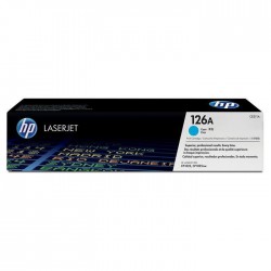TONER LASER ORIGINAL HP CE311A CYAN 126A 1000 PAGES