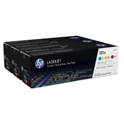 PACK DE 3 TONERS HP 131A / CF211A / CF212A / CF213A / U0SL1AM / CMJ