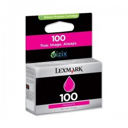 CARTOUCHE JET D'ENCRE ORIGINAL LEXMARK 14N0901E N°100 MAG 200 PAGES