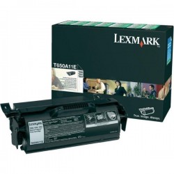 TONER LASER ORIGINAL LEXMARK T650A11E T650/652/654 NOIR 7000 PAGES