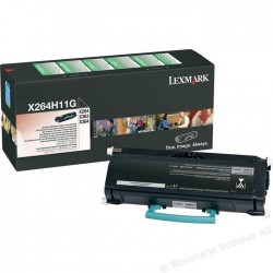 TONER LASER ORIGINAL LEXMARK X264H11G X264/363/364 NOIR 9000 PAGES