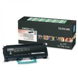 TONER LASER ORIGINAL LEXMARK X463X11G X463/464/466 NOIR 15000 PAGES