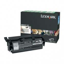 TONER LASER ORIGINAL LEXMARK X654X11E X654/656/658 NOIR 36000 PAGES