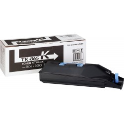 TONER LASER ORIGINAL KYOCERA TASKALFA TK865 / NOIR 20000 PAGES