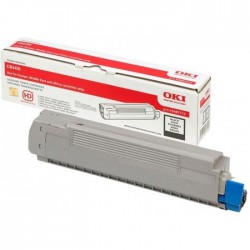 TONER LASER ORIGINAL OKI C8600 - 43487712 NOIR 6000 PAGES