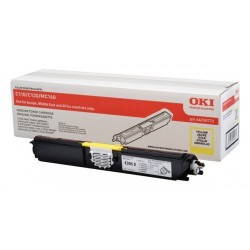 TONER LASER ORIGINAL OKI C110/C130 - 44250721 JAUNE 2500 PAGES