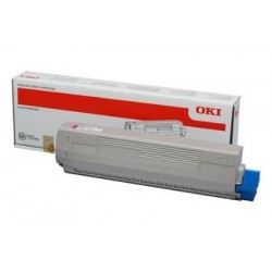 TONER LASER ORIGINAL OKI C822 - 44844614 MAGENTA 7300 PAGES