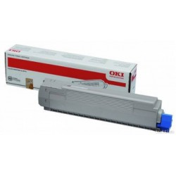 TONER LASER ORIGINAL OKI MC851 / MC861 - 44059167 JAUNE 7300 PAGES