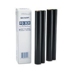 LOT DE 2 RUBANS ORIGINAL SHARP UX3CR / FO780 NOIR 30 METRES