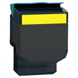 TONER LASER PREMIUM LEXMARK C242XY0  / C2425 JAUNE 3500 PAGES