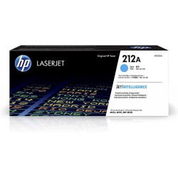 TONER LASER ORIGINAL HP W2121A / M554 / 212A  CYAN 4500 PAGES