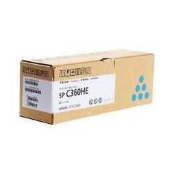 TONER LASER ORIGINAL RICOH SPC360 / 408185 CYAN 5000 PAGES