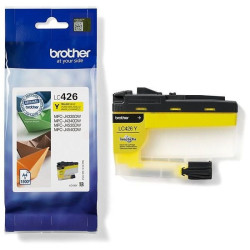 CARTOUCHE JET D'ENCRE ORIGINAL BROTHER LC426 JAUNE 1500 PAGES