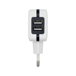 Aisens Chargeur USB 17W 5V/3.4A - 2xUSB avec Contrôle AI