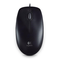 Souris USB Logitech B100 800dpi - 3 Boutons - Utilisation Ambidextre