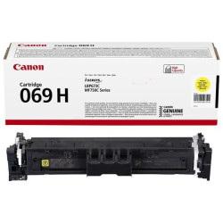 TONER LASER ORIGINAL CANON 069HY / 5095C002 JAUNE 5500 PAGES