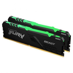 Kingston Fury Beast RGB Mémoire RAM DDR4 3200MHz 32Go (2x16Go)