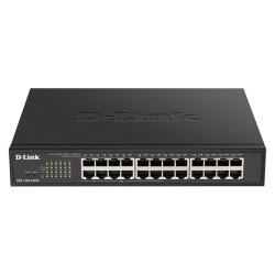 Commutateur semi-gérable D-Link 12 ports PoE Gigabit 100W + 12 ports