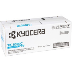 TONER LASER ORIGINAL KYOCERA TK5370C / 1T02YJCNL0 CYAN 5000 PAGES