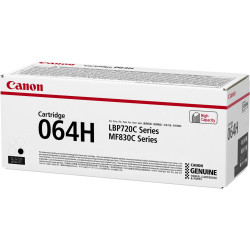 TONER LASER ORIGINAL CANON CRG064HBK / 4938C001 NOIR 13400 PAGES