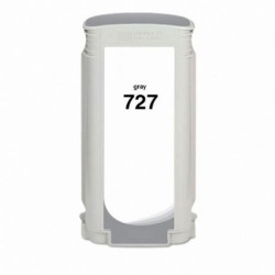 CARTOUCHE GENERIQUE HP F9J80A GRIS 300ML N°727