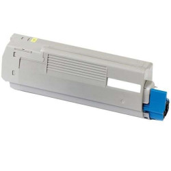 TONER LASER ORIGINAL OKI C532 - 46490605 JAUNE 6000 PAGES