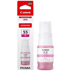 BOUTEILLE D'ENCRE ORIGINAL CANON GI55M / 6290C001 MAGENTA 3000 PAGES