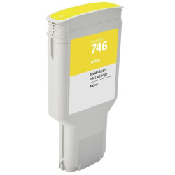 CARTOUCHE JET D'ENCRE GENERIQUE HP P2V79A / 746 JAUNE 300ML