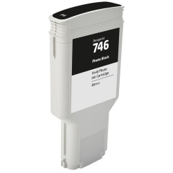 CARTOUCHE JET D'ENCRE GENERIQUE HP P2V82A / 746 NOIR PHOTO 300ML