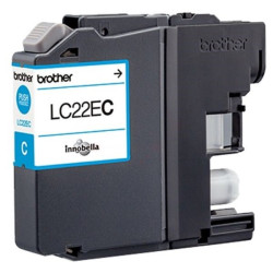 CARTOUCHE JET D'ENCRE ORIGINAL BROTHER LC22EC CYAN 1200 PAGES