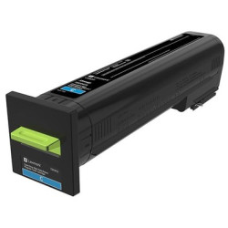 TONER LASER ORIGINAL LEXMARK 72K2XC0 / CS820 CYAN 22000 PAGES