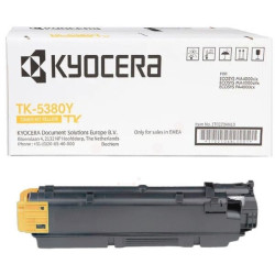 TONER LASER ORIGINAL KYOCERA TK5390Y / 1T02Z1ANL0 JAUNE 13000 PAGES