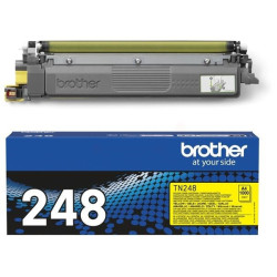 TONER LASER ORIGINAL BROTHER TN248Y JAUNE 1000 PAGES
