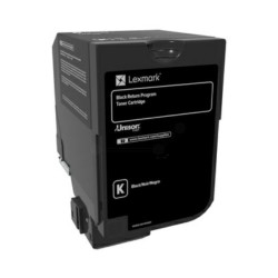 TONER LASER ORIGINAL LEXMARK 74C2HK0 NOIR 20000 PAGES