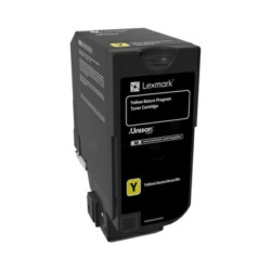 TONER LASER ORIGINAL LEXMARK 74C2HY0 JAUNE 12000 PAGES