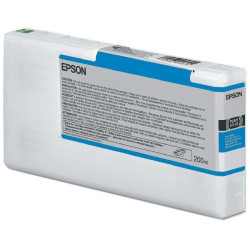 CARTOUCHE ORIGINAL EPSON C13T55W200 / T55W2 CYAN 200ML