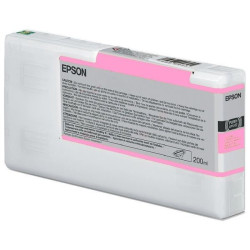 CARTOUCHE ORIGINAL EPSON C13T55W600 / T55W6 MAGENTA CLAIR 200ML