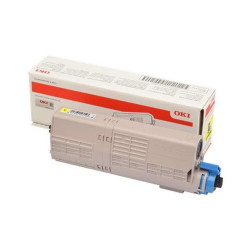 TONER LASER ORIGINAL OKI C532 / C542 / 46490401 JAUNE 1500 PAGES