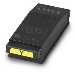 TONER LASER ORIGINAL OKI C650 / 09006129 JAUNE 6000 PAGES